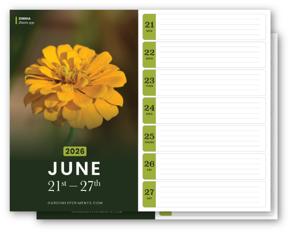 2026 Flower Calendar